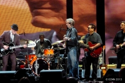 Andy Fairweather Low, Steve Jordan, Eric Clapton, Cesar Rosas and Robbie Robertson