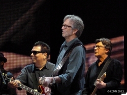 Cesar Rosas, Eric Clapton and Robbie Robertson