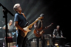 20 May 2013 Royal Albert Hall London - Gary Clark Jr., Greg Leisz and Eric Clapton